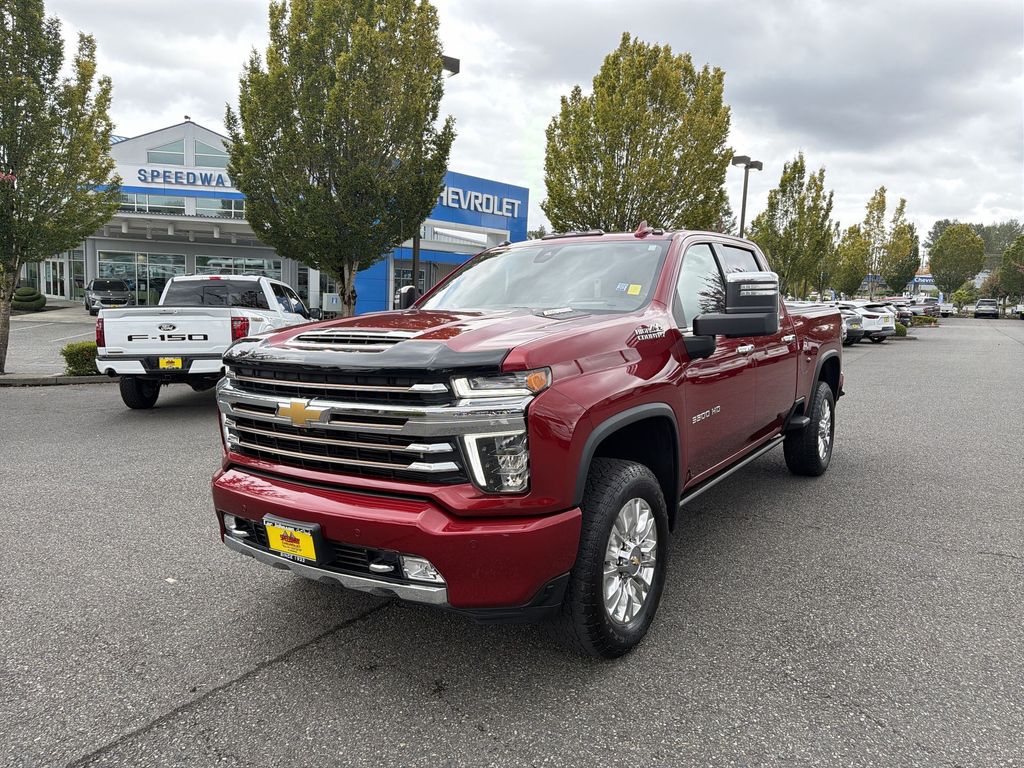 Cherry Red Tintcoat 2023 Chevrolet Silverado 3500HD Pickup Truck Four-Wheel Drive Automatic