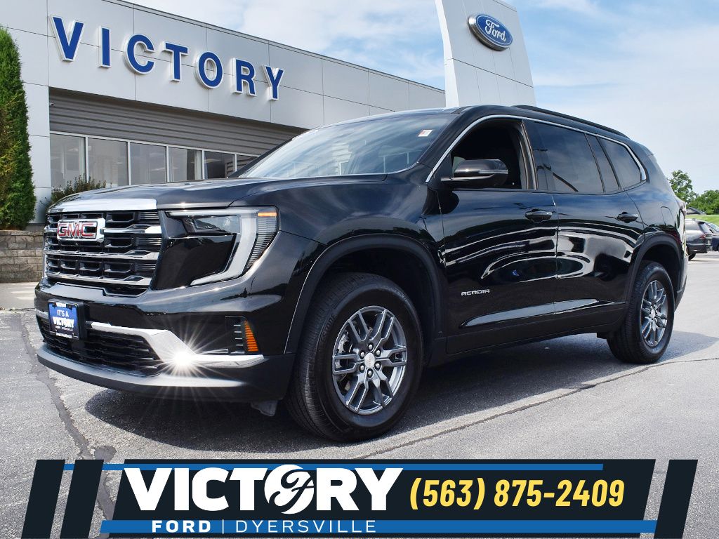 Black (Ebony Twilight Metallic) 2025 GMC Acadia SUV / Crossover Four-Wheel Drive 8-Speed Automatic