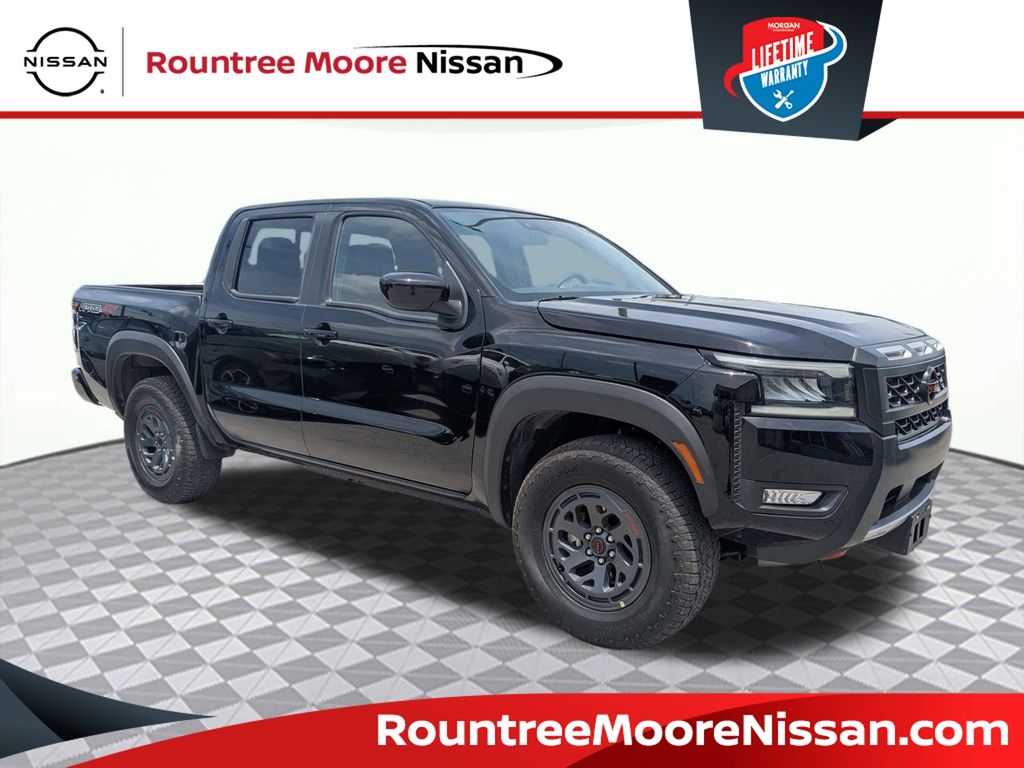 Super Black 2026 Nissan Frontier Pickup Truck Four-Wheel Drive 9-Speed Automatic Overdrive