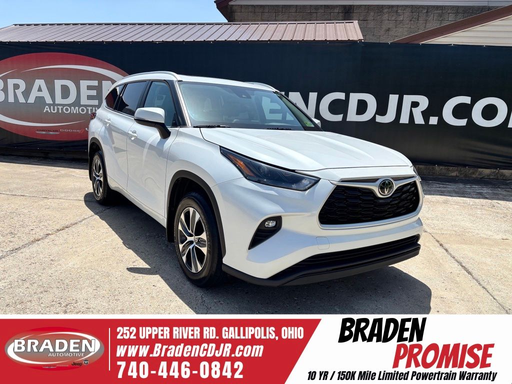 Pearl 2023 Toyota Highlander SUV / Crossover Front-Wheel Drive 8-Speed Automatic