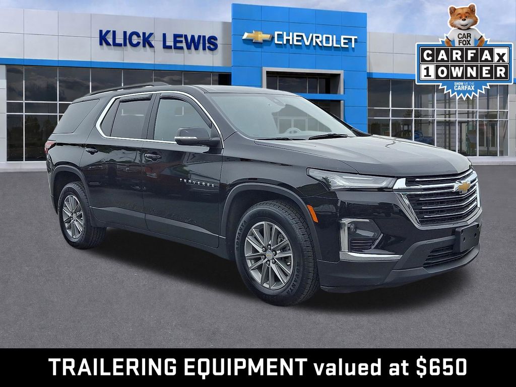 2022 Chevrolet Traverse LT Black at Klick Lewis Buick Chevrolet
