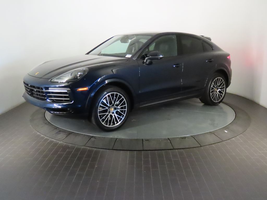 Moonlight Blue Metallic 2023 Porsche Cayenne Coupe Coupe All-Wheel Drive 8-Speed Automatic