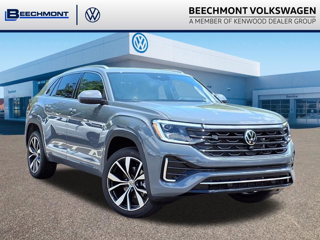 Gray 2025 Volkswagen Atlas Cross Sport SUV / Crossover All-Wheel Drive 8-Speed Automatic