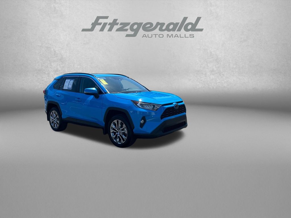 Blue Flame 2020 Toyota RAV4 XLE Premium AWD SUV / Crossover All-Wheel Drive 8-Speed Automatic