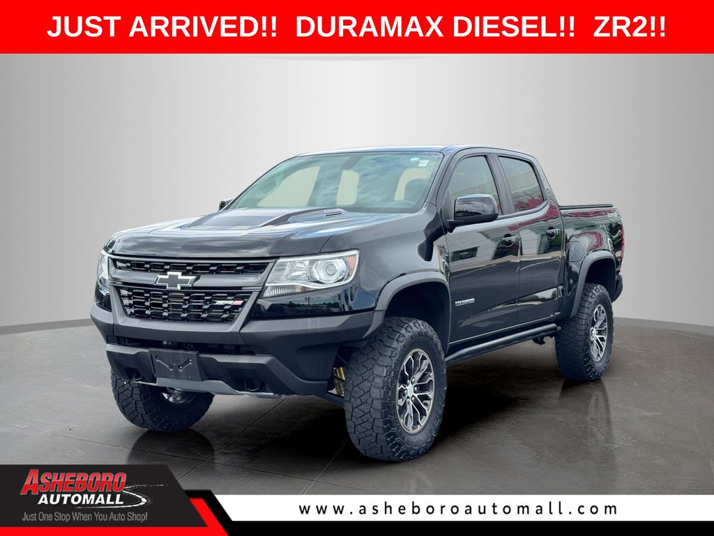 Black 2019 Chevrolet Colorado Pickup Truck Four-Wheel Drive 6-Speed Automatic