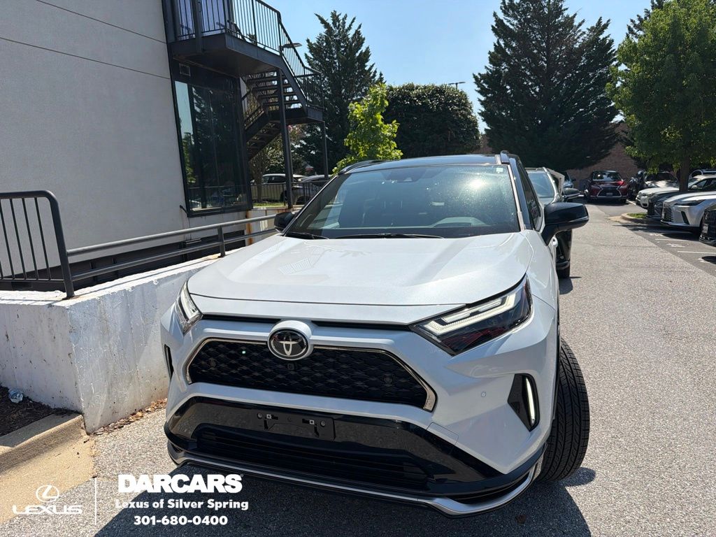 Midnight Black Metallic 2025 Toyota RAV4 Plug-in Hybrid SUV / Crossover All-Wheel Drive Continuously Variable Transmission