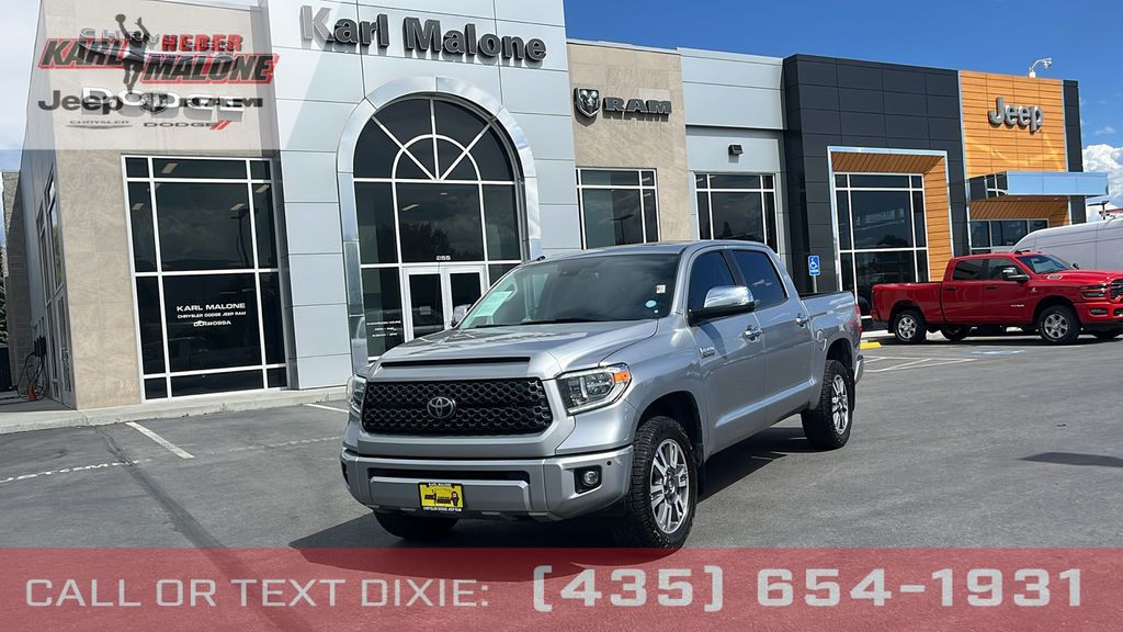 Silver Sky Metallic 2019 Toyota Tundra Pickup Truck Four-Wheel Drive 6-Speed Automatic