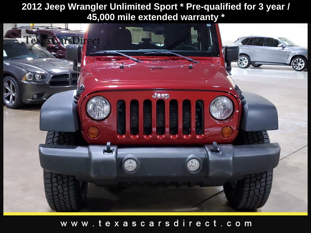 2012 Jeep Wrangler Unlimited Sport 2