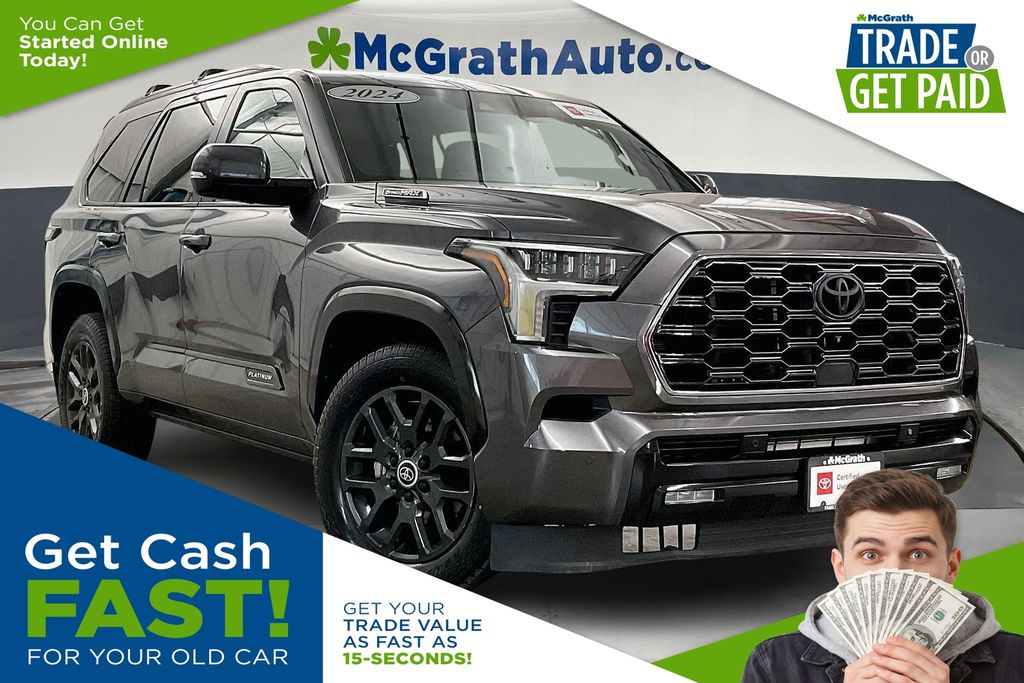 Magnetic Gray Metallic 2024 Toyota Sequoia SUV / Crossover Four-Wheel Drive Automatic