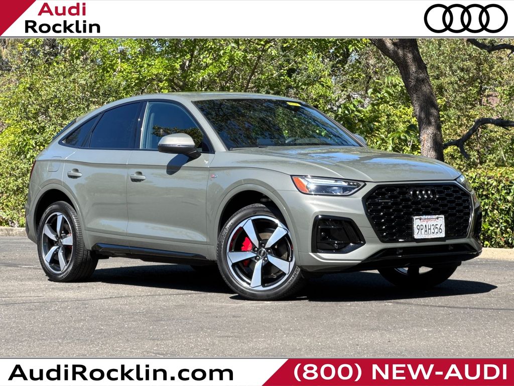 Gray Metallic 2024 Audi Q5 Sportback Sedan All-Wheel Drive 7-Speed Automatic