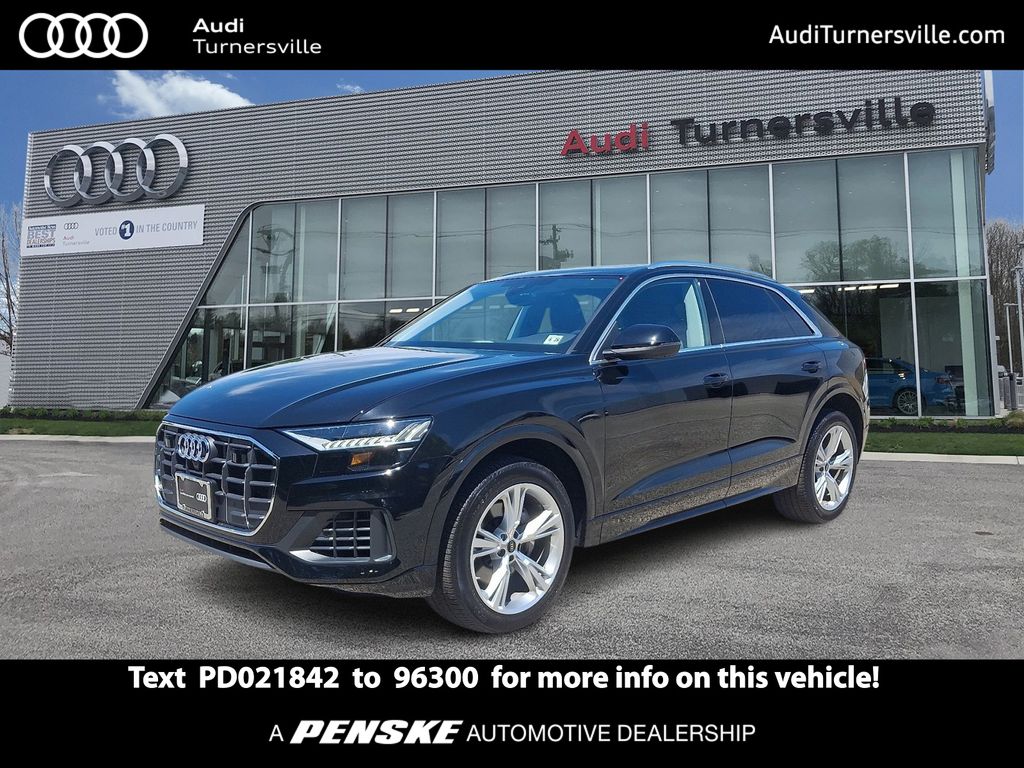 Black Metallic 2023 Audi Q8 SUV / Crossover All-Wheel Drive 8-Speed Automatic