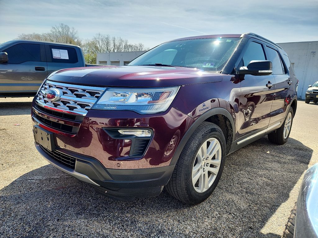 Red (Burgundy) 2019 Ford Explorer XLT AWD SUV / Crossover All-Wheel Drive 6-Speed Automatic