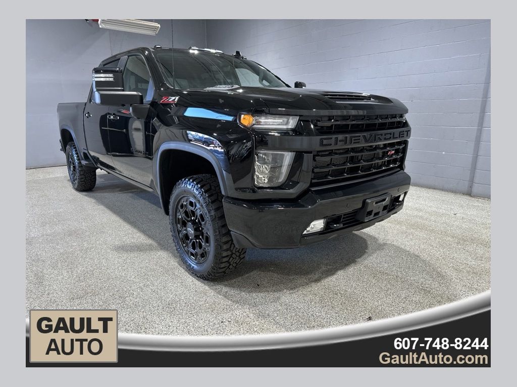 Black 2022 Chevrolet Silverado 2500HD Pickup Truck Four-Wheel Drive Automatic