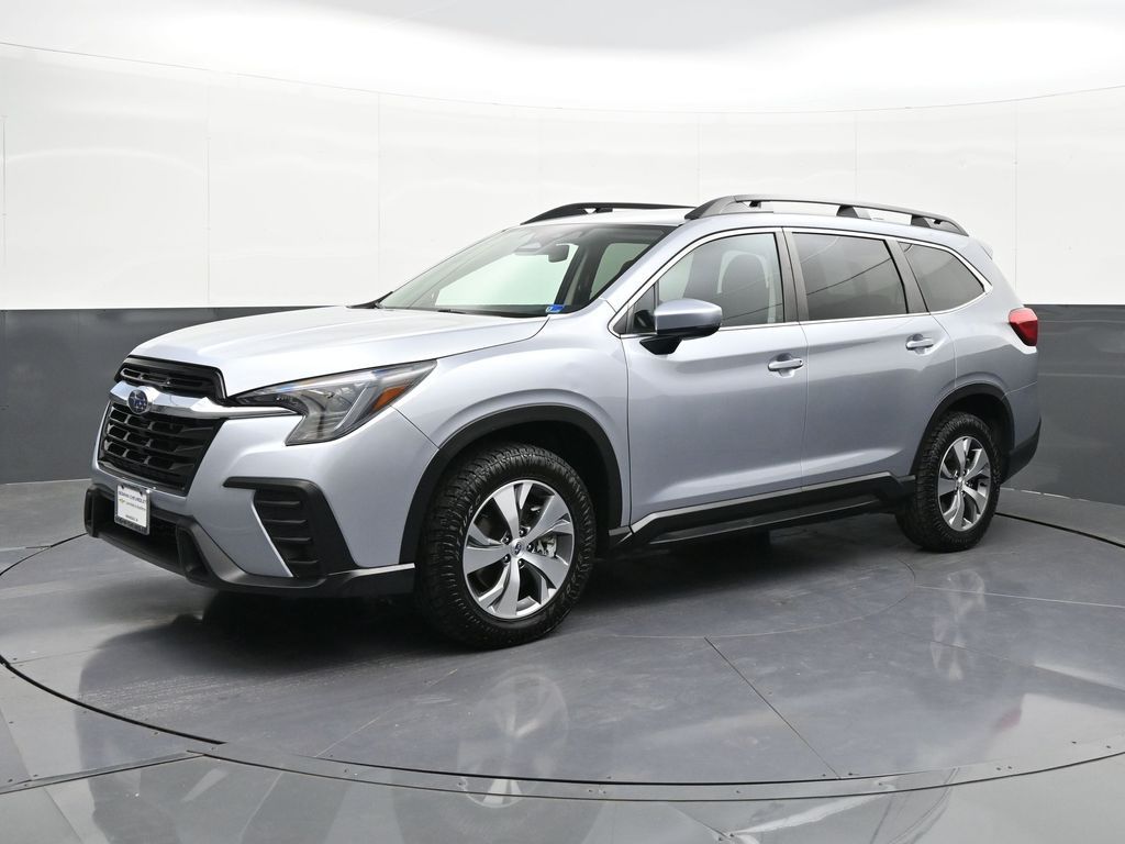 Ice Silver Metallic 2024 Subaru Ascent Premium 8-Passenger AWD SUV / Crossover All-Wheel Drive Continuously Variable Transmission
