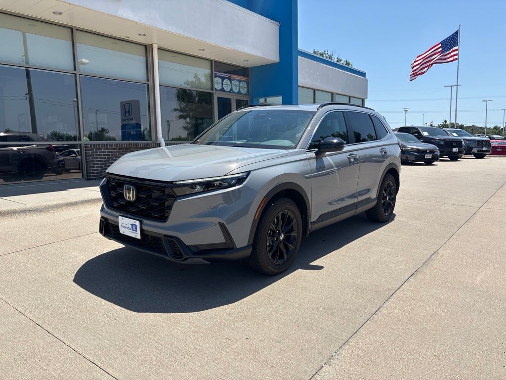 Urban Gray Pearl 2024 Honda CR-V Hybrid SUV / Crossover All-Wheel Drive Continuously Variable Transmission