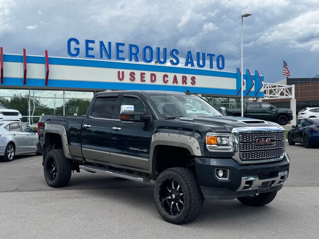 Dark Slate Metallic 2018 GMC Sierra 3500HD Pickup Truck Four-Wheel Drive 6-Speed Automatic