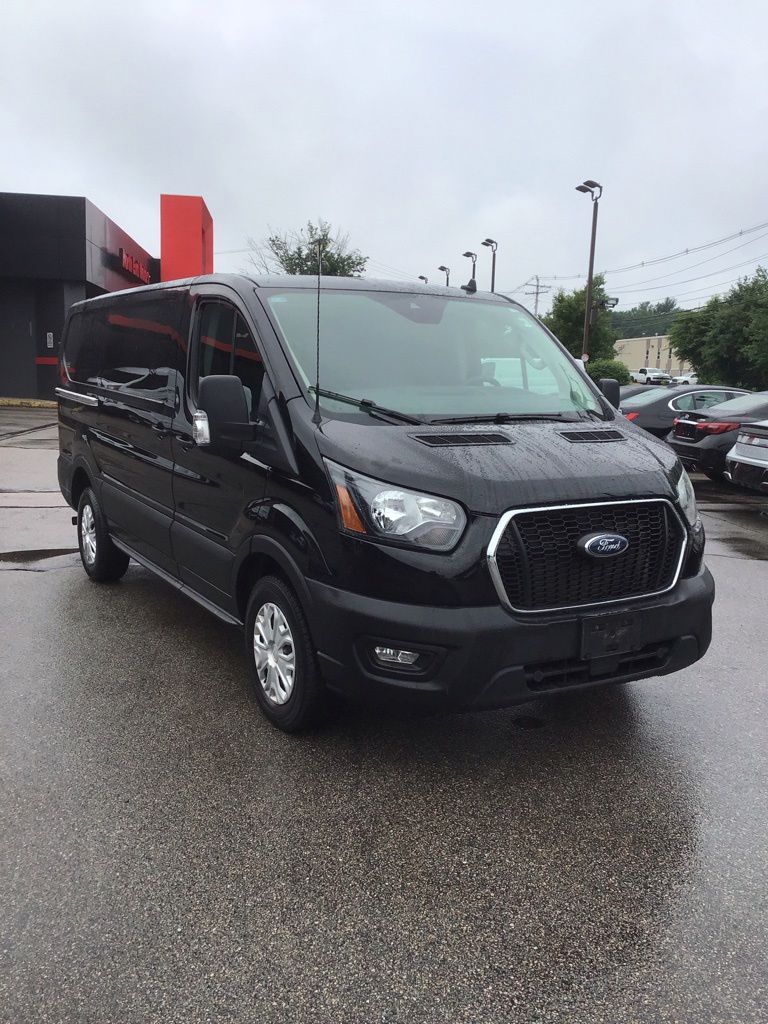 Black Metallic 2024 Ford Transit Cargo Van Rear-Wheel Drive