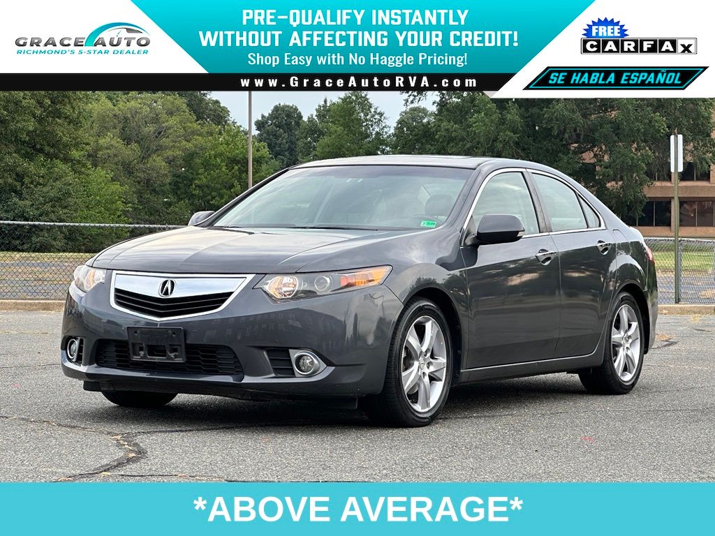 Gray (Graphite Luster Metallic) 2011 Acura TSX Sedan Front-Wheel Drive 5-Speed Automatic