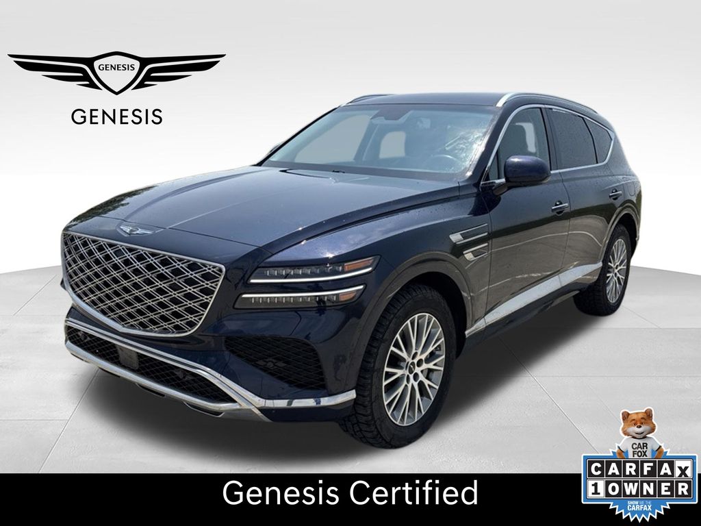 Capri Blue 2025 Genesis GV80 SUV / Crossover All-Wheel Drive 8-Speed Automatic