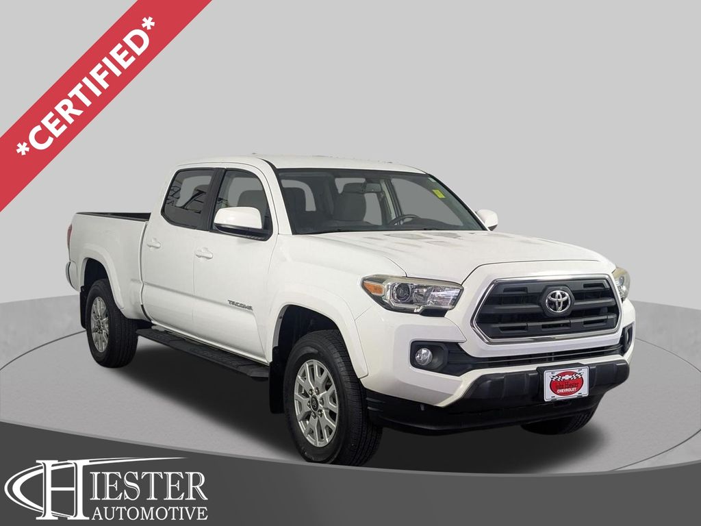Super White 2017 Toyota Tacoma Pickup Truck Four-Wheel Drive 6-Speed Automatic