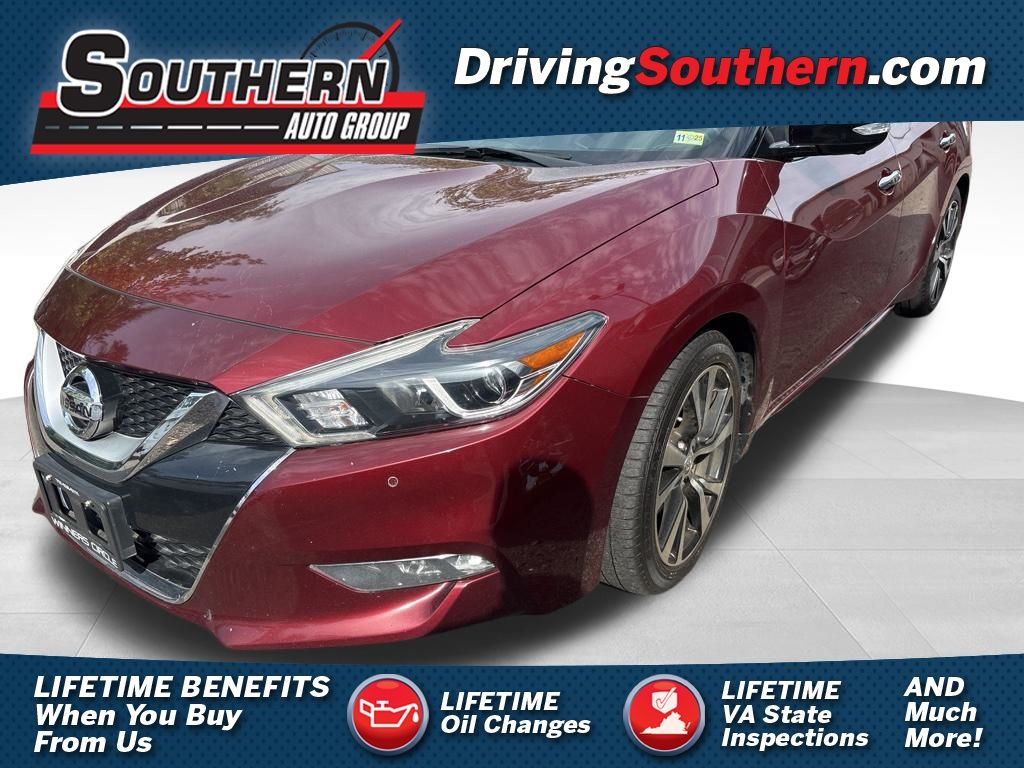 Coulis Red 2017 Nissan Maxima Platinum FWD Sedan Front-Wheel Drive Continuously Variable Transmission