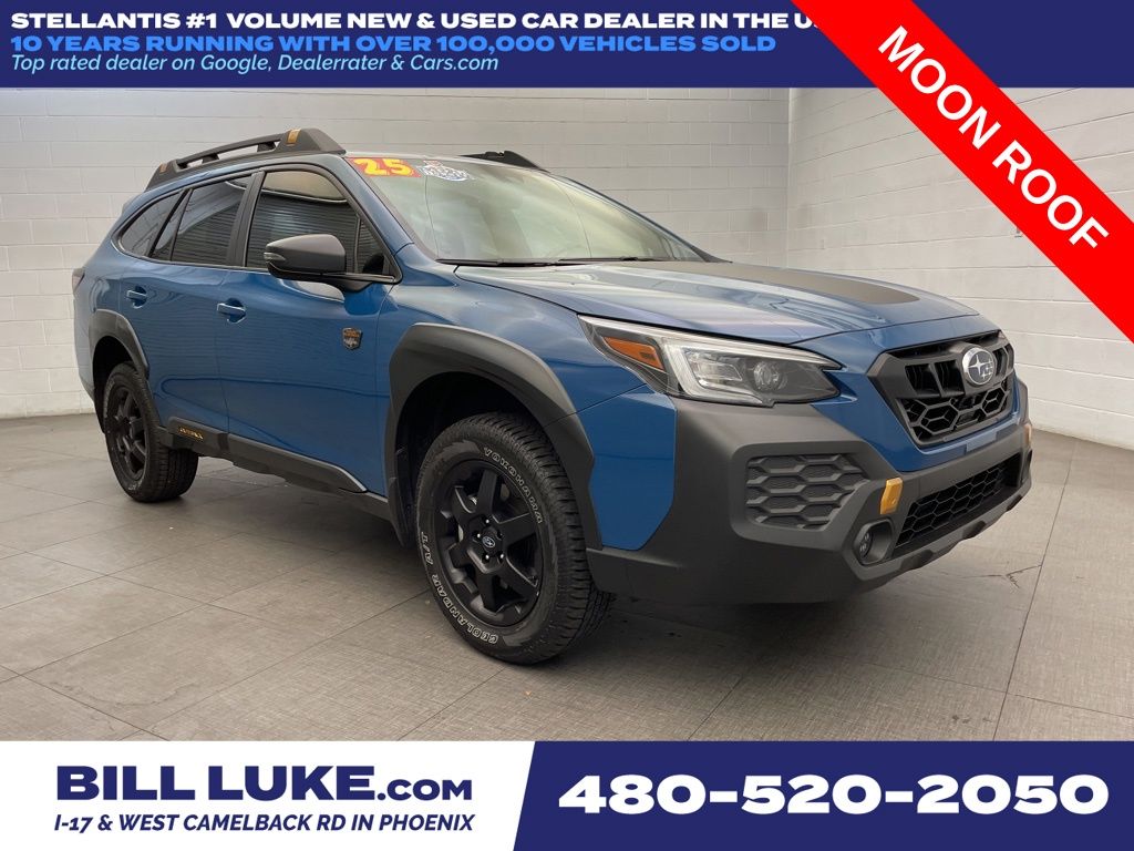 Geyser Blue 2025 Subaru Outback Wilderness AWD SUV / Crossover All-Wheel Drive Continuously Variable Transmission