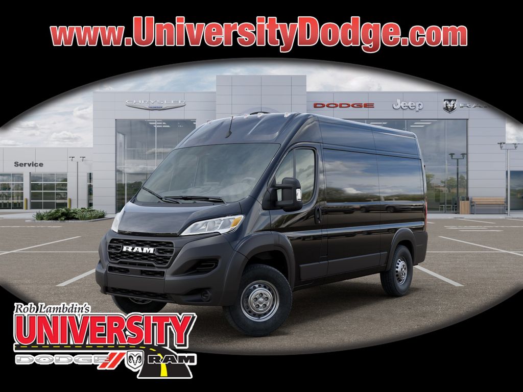 Black Clearcoat 2026 RAM ProMaster 2500 Tradesman 136 High Roof Cargo Van FWD Van Front-Wheel Drive 9-Speed Automatic