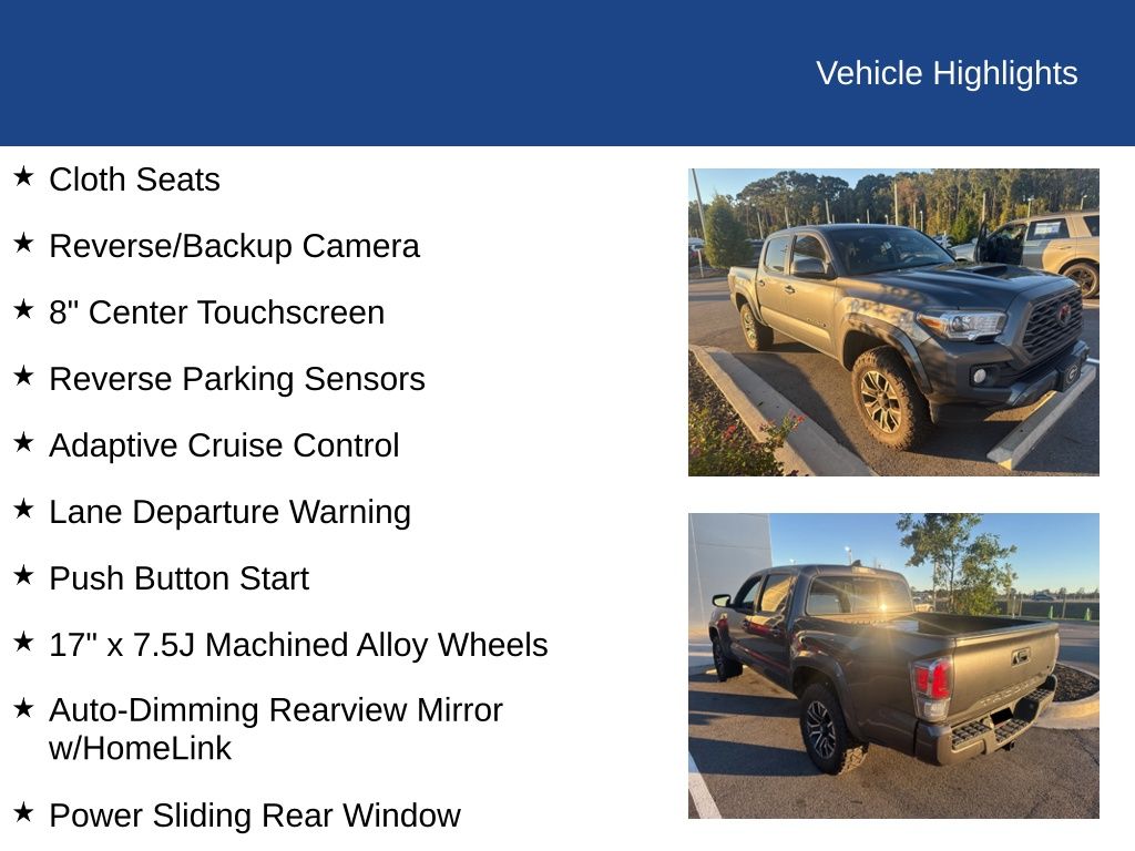 2022 Toyota Tacoma SR V6