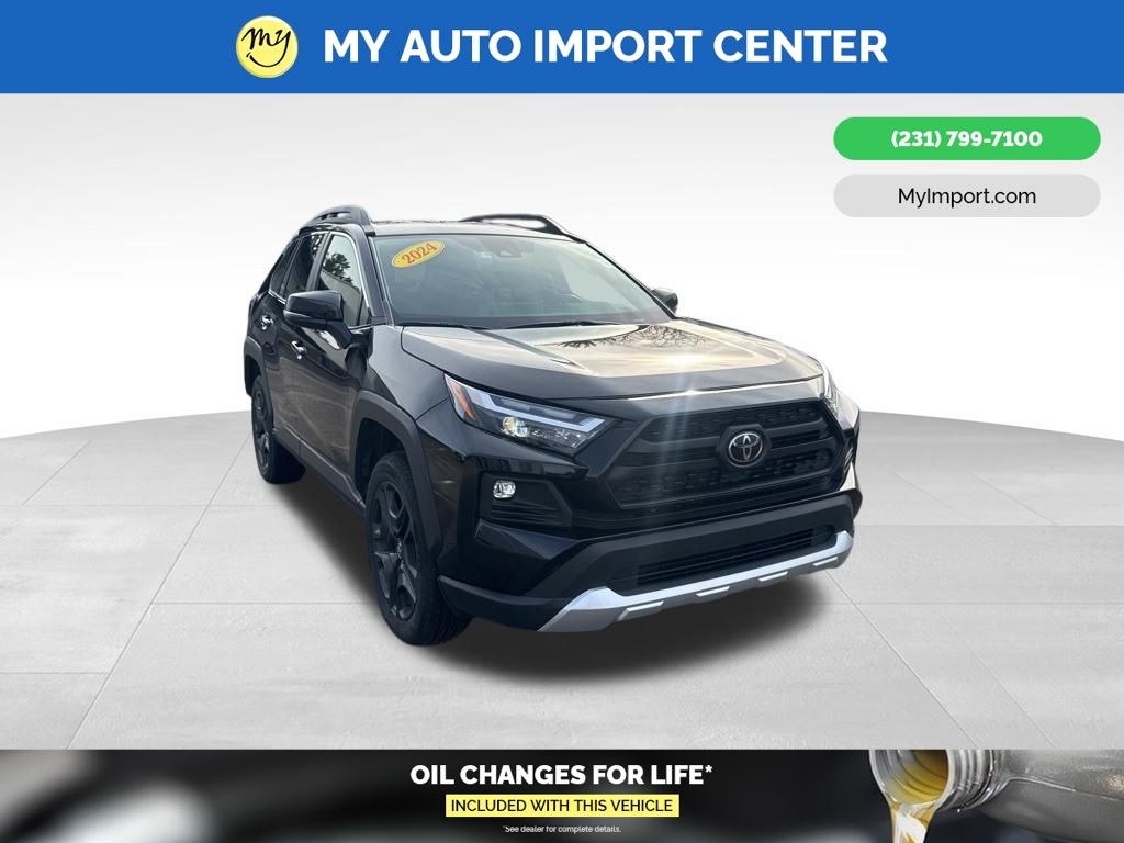 Black 2024 Toyota RAV4 Adventure AWD SUV / Crossover All-Wheel Drive 8-Speed Automatic