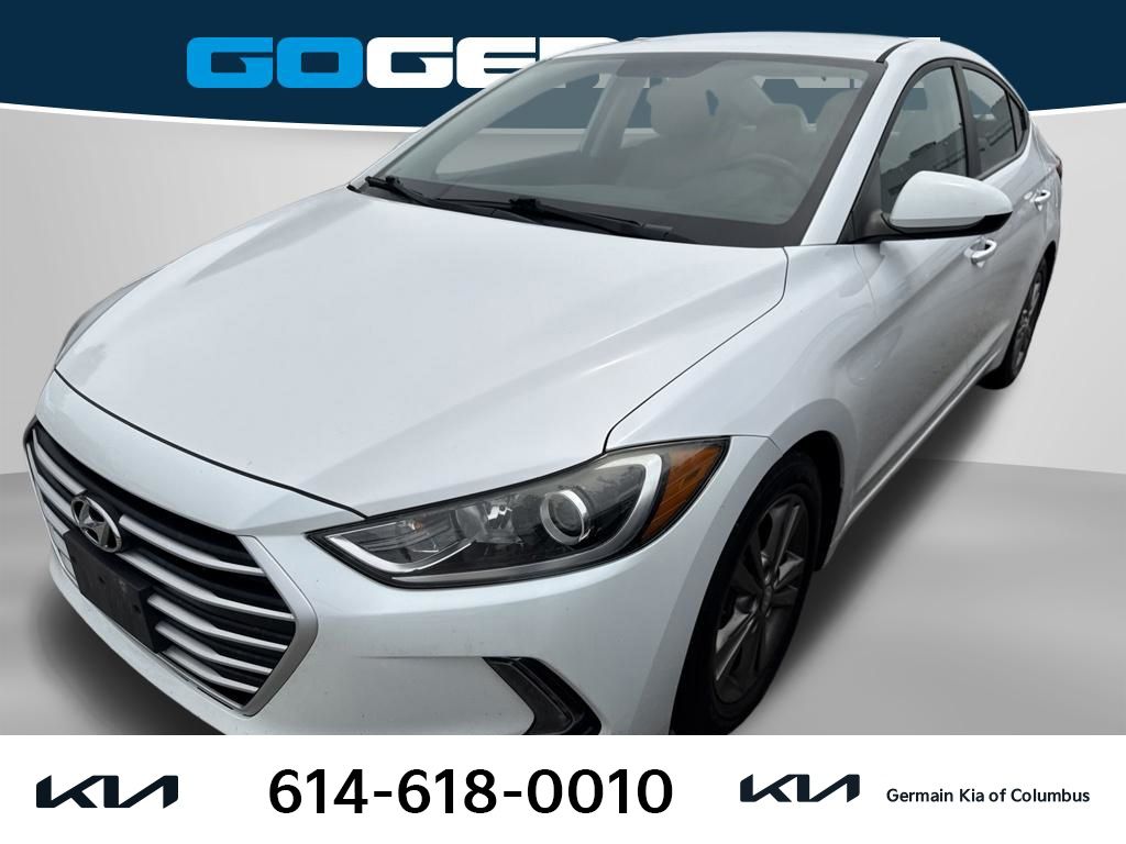 Quartz White Pearl 2017 Hyundai Elantra Sedan Front-Wheel Drive 6-Speed Automatic