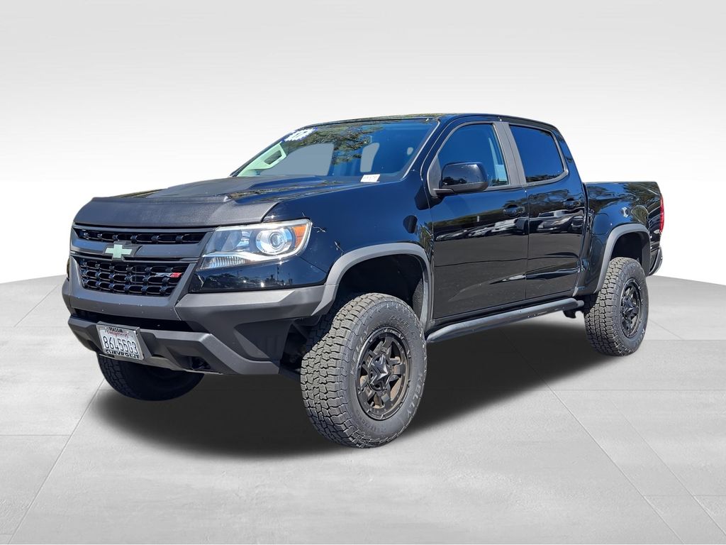 Black 2017 Chevrolet Colorado Pickup Truck Four-Wheel Drive 8-Speed Automatic