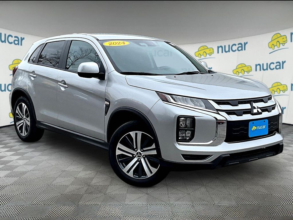 Black 2024 Mitsubishi Outlander Sport ES AWC SUV / Crossover All-Wheel Drive Continuously Variable Transmission