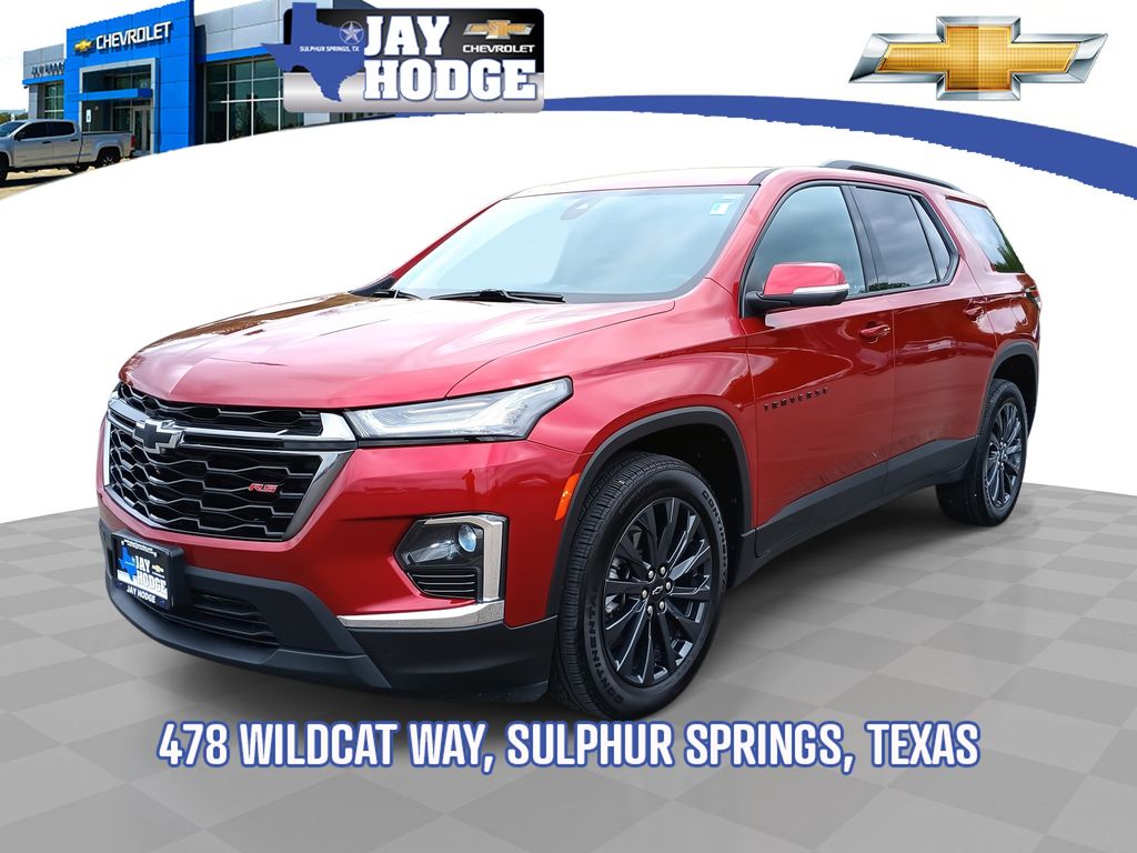 Radiant Red Tintcoat 2023 Chevrolet Traverse RS AWD SUV / Crossover Four-Wheel Drive 9-Speed Automatic