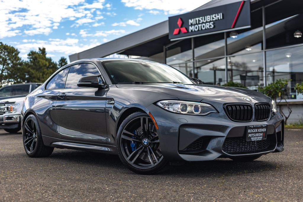 Gray (Mineral Grey Metallic) 2017 BMW M2 RWD Coupe Rear-Wheel Drive 7-Speed Automatic