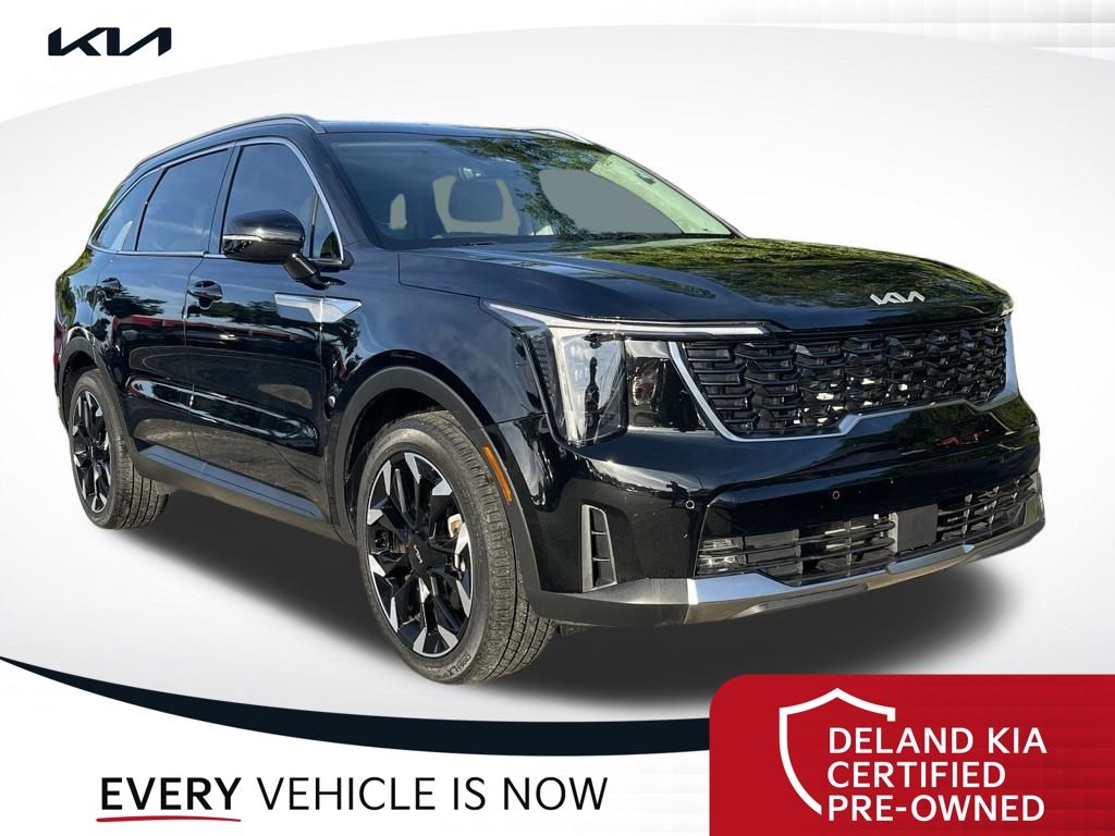 Ebony Black 2024 Kia Sorento SUV / Crossover Front-Wheel Drive 8-Speed Dual Clutch