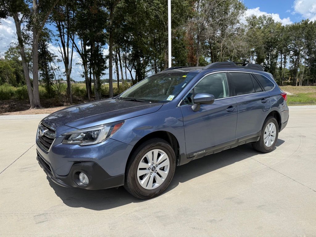Twilight Blue Metallic 2018 Subaru Outback Wagon All-Wheel Drive Continuously Variable Transmission