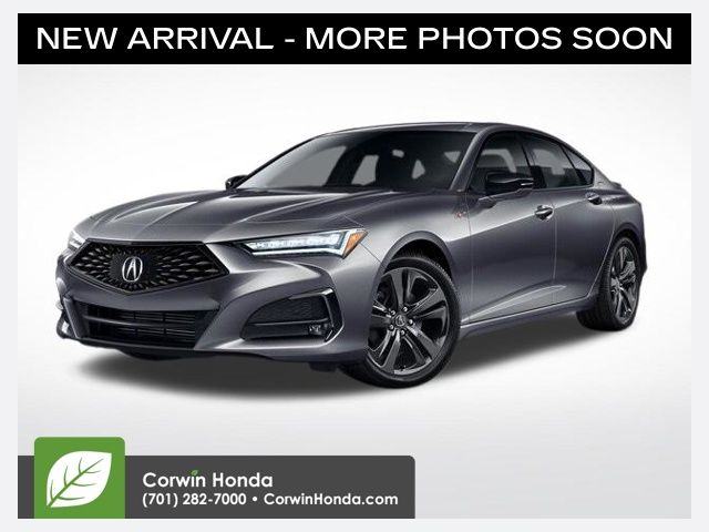 Gray 2023 Acura TLX FWD with A-Spec Package Sedan Front-Wheel Drive Automatic