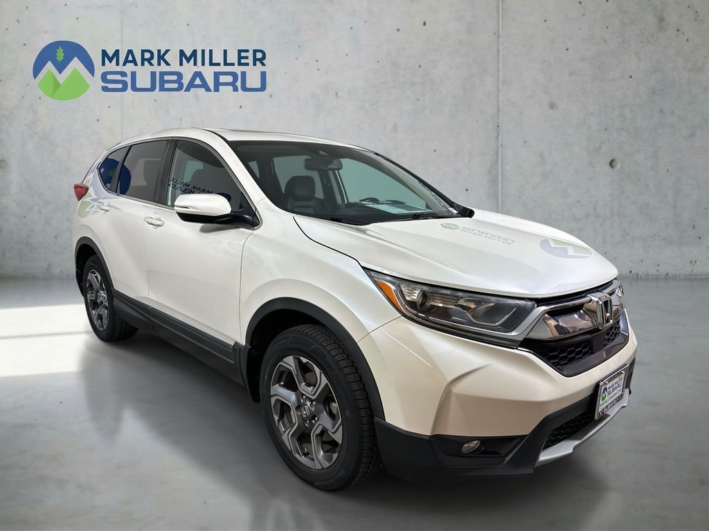 White 2017 Honda CR-V EX-L AWD SUV / Crossover All-Wheel Drive Continuously Variable Transmission