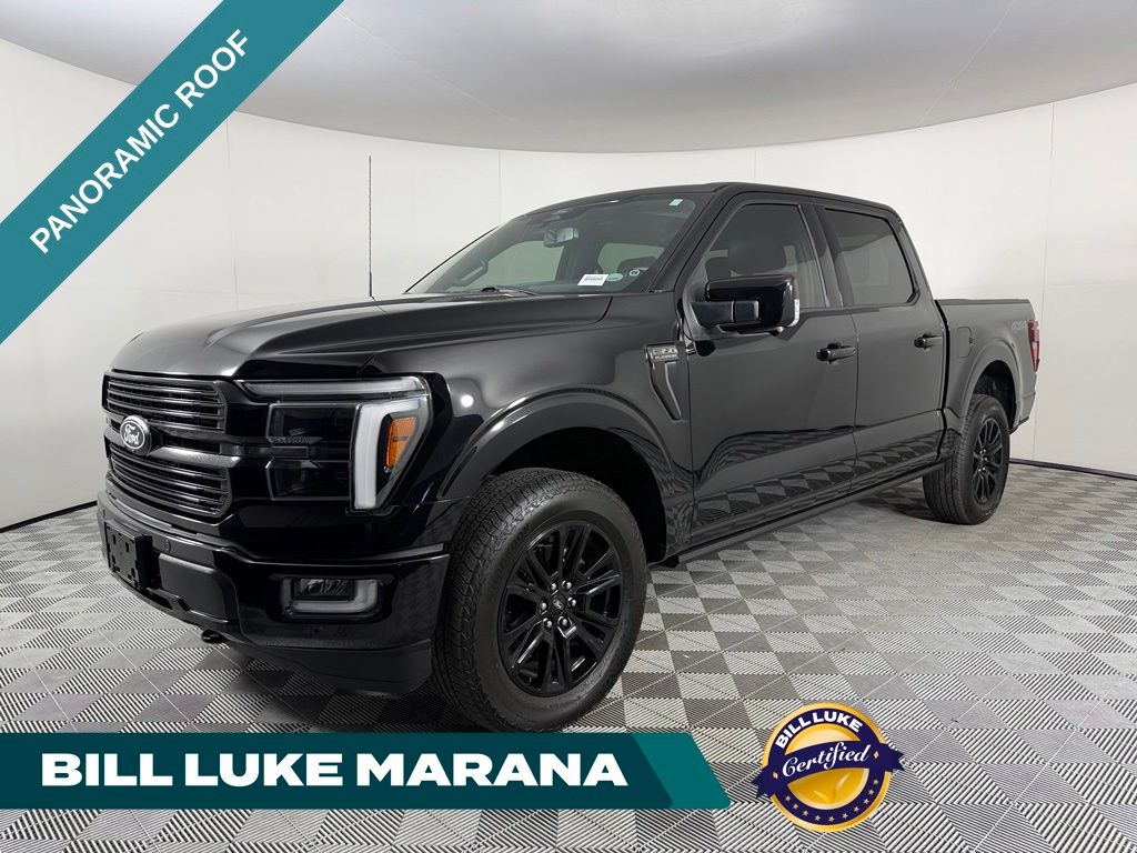 Agate Black Metallic 2025 Ford F-150 Pickup Truck Four-Wheel Drive Automatic