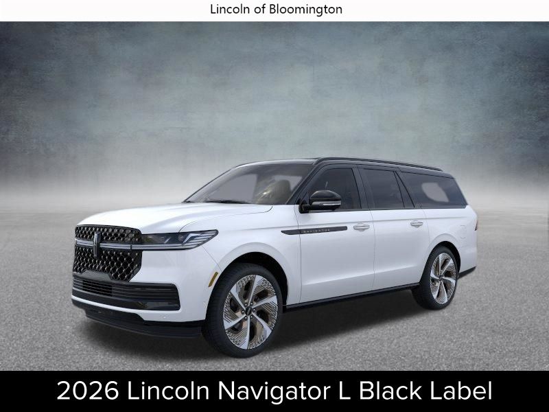 White Metallic 2026 Lincoln Navigator L Black Label 4WD SUV / Crossover Four-Wheel Drive Automatic