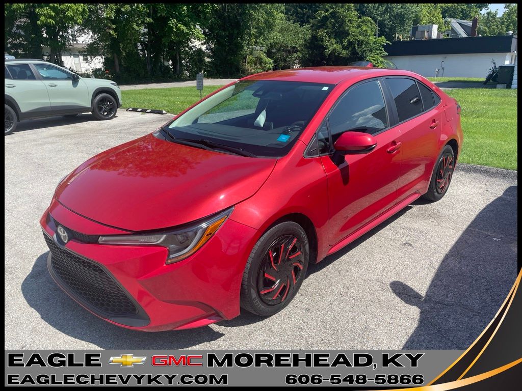 Barcelona Red Metallic 2021 Toyota Corolla Sedan Front-Wheel Drive Continuously Variable Transmission