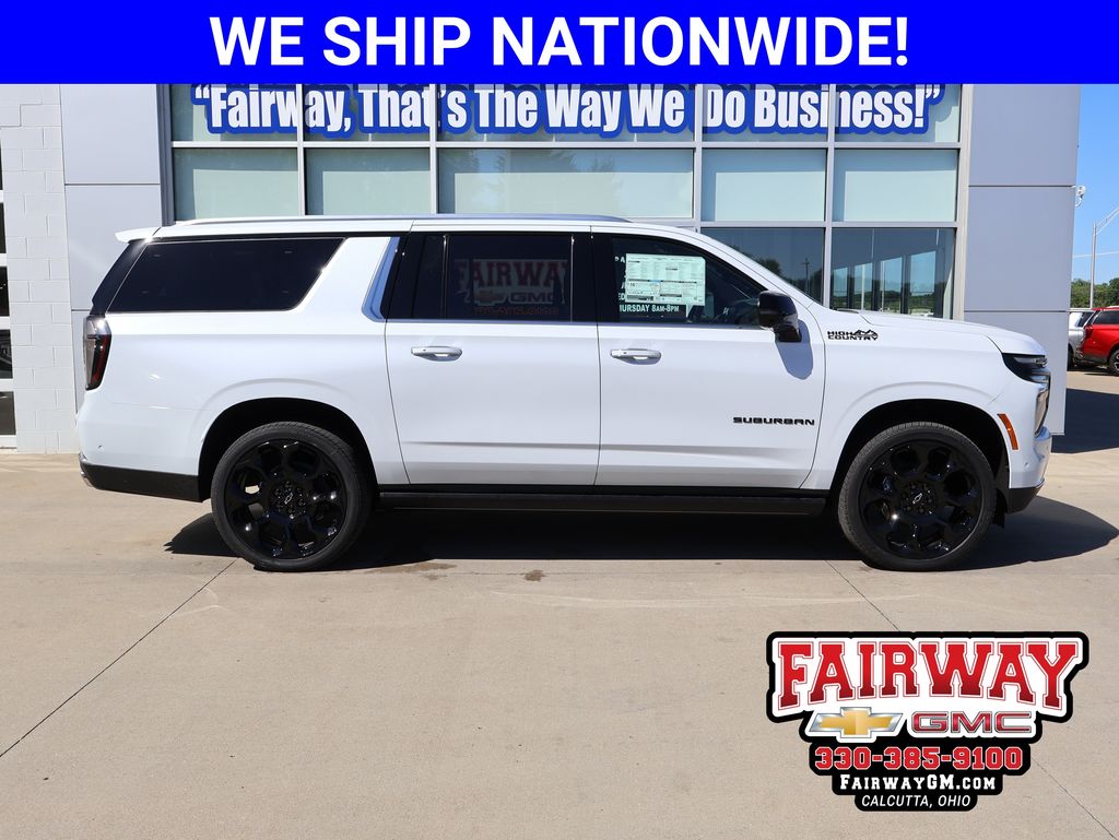 Polar White Tricoat 2026 Chevrolet Suburban SUV / Crossover Four-Wheel Drive