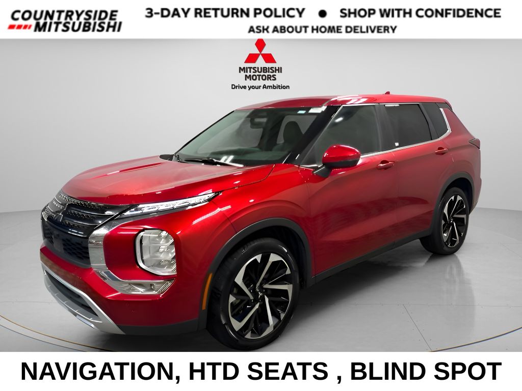 Red 2024 Mitsubishi Outlander SUV / Crossover Front-Wheel Drive Continuously Variable Transmission