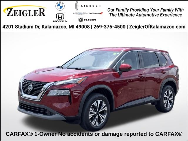 Red (Scarlet Ember Tintcoat) 2022 Nissan Rogue SUV / Crossover All-Wheel Drive Continuously Variable Transmission