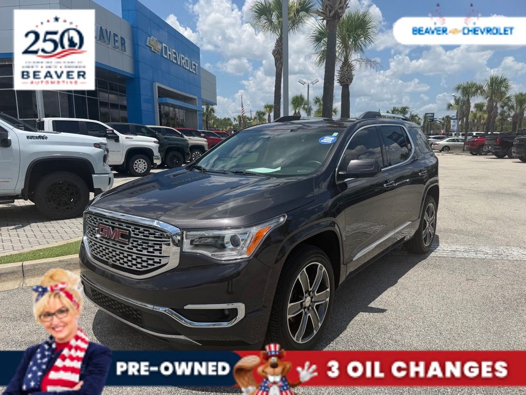 Gray (Iridium Metallic) 2018 GMC Acadia SUV / Crossover Front-Wheel Drive 6-Speed Automatic