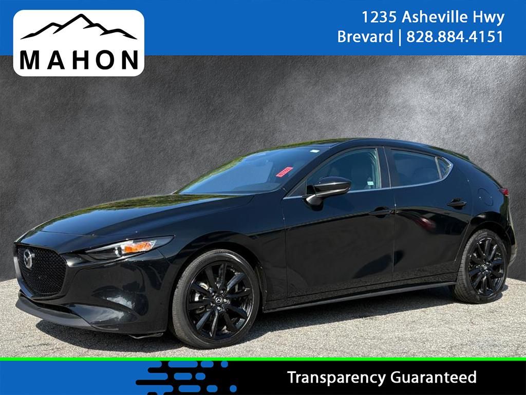 Jet Black Mica 2025 Mazda MAZDA3 Hatchback Front-Wheel Drive 6-Speed Automatic