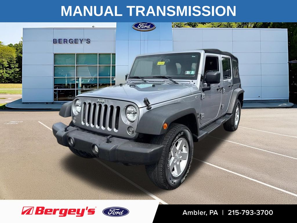 Billet Silver Metallic Clearcoat 2015 Jeep Wrangler SUV / Crossover Four-Wheel Drive 6-Speed Manual