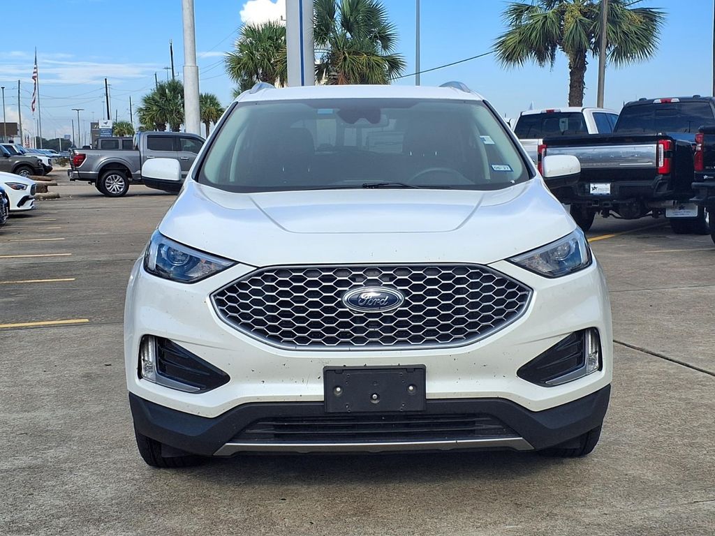 2024 Ford Edge SEL White at North Houston Mitsubishi
