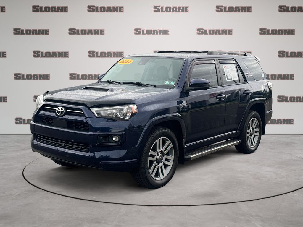 Nautical Blue Metallic 2022 Toyota 4Runner TRD Sport 4WD SUV / Crossover Four-Wheel Drive 5-Speed Automatic