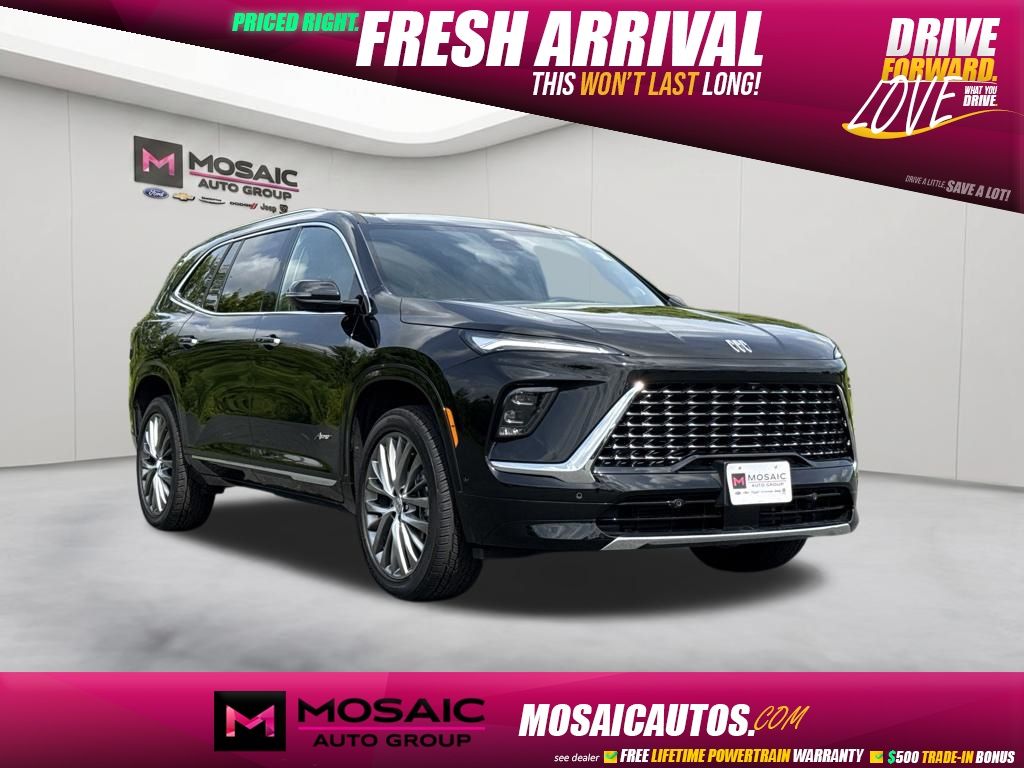 Black (Ebony Twilight Metallic) 2025 Buick Enclave SUV / Crossover Four-Wheel Drive 8-Speed Automatic
